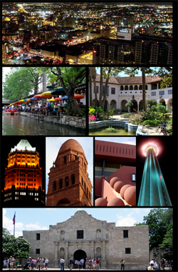 San Antonio Landmark Montage